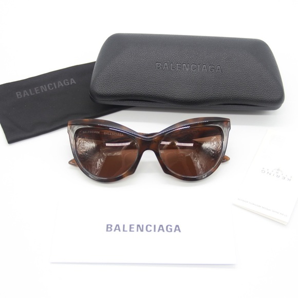 NEW BALENCIAGA BB0217S 002 NEW COLLECTION WOMEN’S SUNGLASSES BALENCIAGA - Picture 14 of 14